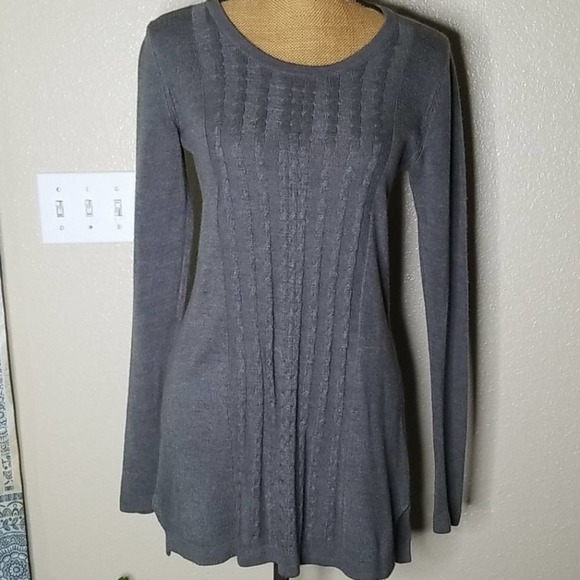 White Stag Sweaters - White Stag Gray Long Sleeve Light Weight Sweater